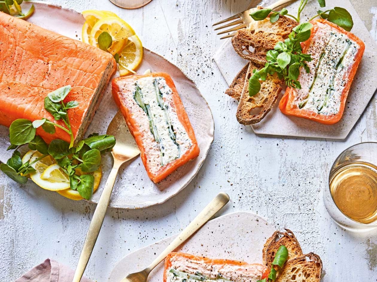 Salmon terrine - một món ăn giàu dinh dưỡng