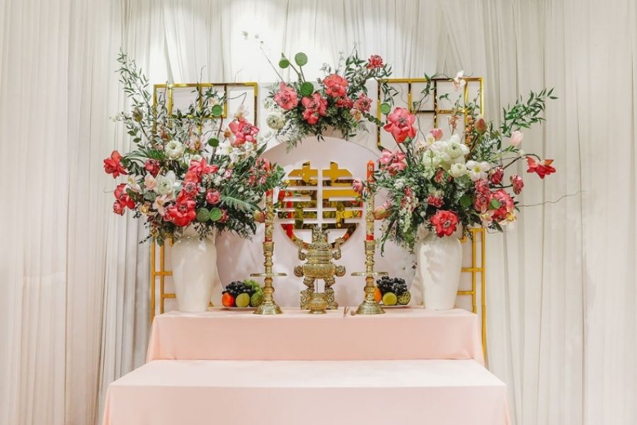 Có thể linh hoạt tổ chức lễ lên đèn tại nhà hàng để tiện cho gia đình.