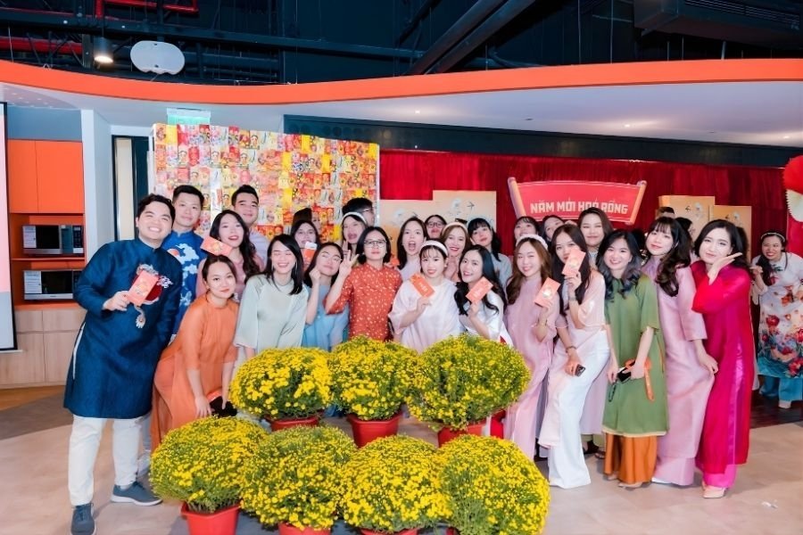 Kiểu Tết Việt truyền thống và ấm cúng