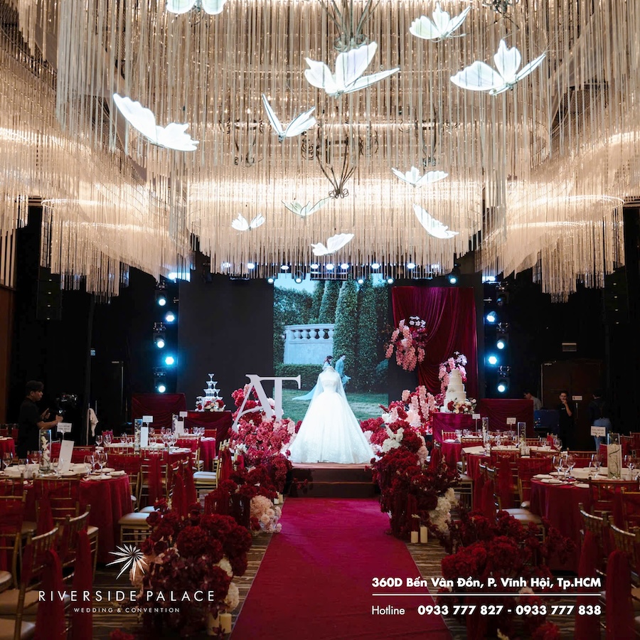 Riverside Palace biến mọi kịch bản cưới từ lãng mạn, nhẹ nhàng đến hoành tráng, ấn tượng thành hiện thực.