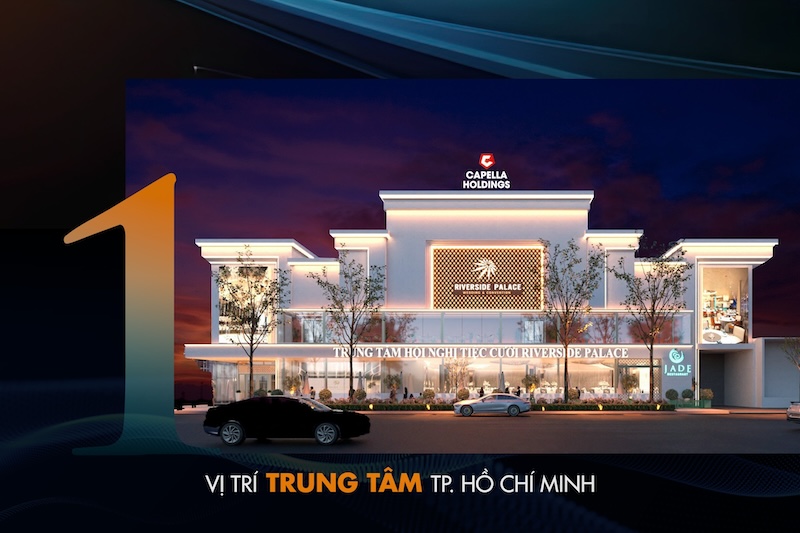 Riverside Palace toạ lạc ở vị trí trung tâm TP.Hồ Chí Minh