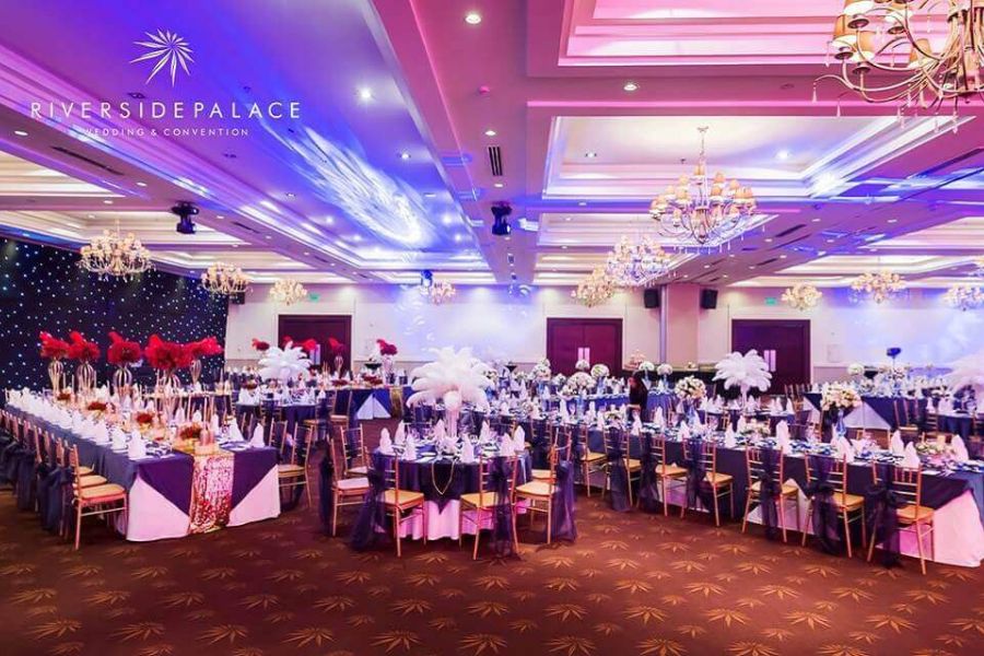 Sảnh tiệc cưới nhà hàng Riverside Palace có sức chứa lên đến 500 khách