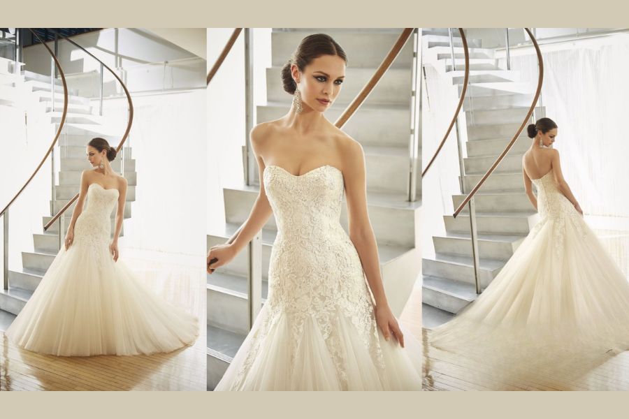 Váy Fit & Flare tôn dáng với thân trên ôm sát và chân váy xòe nhẹ, giao thoa giữa nét tinh tế và sự vui tươi